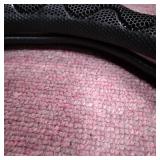 Classic Automotive Universal black leather steering wheel cover** see pics for design