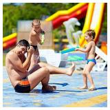 Water Gun - Set of 4 Safe Foam Pumps - Outdoor Toy for Kids and Adults - For Pool, Beach, Yard and Park. 4 animal figures in 4 bright colors. Up to 9 m. Blast** different animals see pics