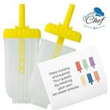 Set of 6 reusable BPA free ice cream molds with tray and sticks for children and adults