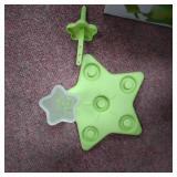 Set of 6 reusable BPA free ice cream molds with tray and sticks for children and adults** star shaped see last pics
