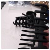 Set of 2 Large Hair Clips for Thick Thin Hair, Matte Non-slip for Women and Girls, Jaw and Banana Hair Clips with Strong Hold** both are black