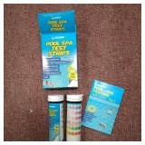 Pool and Spa Test Strips - 100 ct - 7 Way Test Kit for Free Chlorine, Total Chlorine, Bromine, Total Hardness, Total Alkalinity, pH and Cyanuric Acid Test - Maintain water quality ** different brand