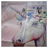 HOODED BEACH TOWEL UNICORN
