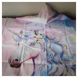 HOODED BEACH TOWEL UNICORN