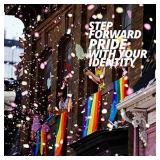 ANLEY Set of 2 Rainbow Flags 10.2 x 1.8m 6 Stripes - Vivid Colors and UV Resistant - Canvas Head and Double Stitching - Polyester Banner with Brass Grommets 1.2 x 1.8 m