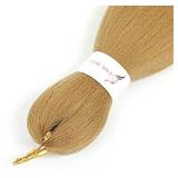 Pre-Stretched Synthetic Hair Extensions - 90g / lot - 66cm - Professional Crochet Hair - Hot Water Fixing - Yaki Synthetic Hair Extensions (# 27 ** single pack