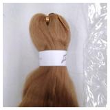 Pre-Stretched Synthetic Hair Extensions - 90g / lot - 66cm - Professional Crochet Hair - Hot Water Fixing - Yaki Synthetic Hair Extensions (# 27 ** single pack