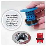 Set of 2 Bathtub Drain Guards and Hair Catcher for Bathroom Drains, Fits 1.5 "- 1.75" Bathtub and Shower** Black