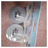 Set of 2 Bathtub Drain Guards and Hair Catcher for Bathroom Drains, Fits 1.5 "- 1.75" Bathtub and Shower** Black