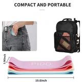 Pido Yoga Resistance Bands 4 Pack Home Fitness Stretching Strength Training Physical Therapy Pilates Exercise Flexible Bands 4 Pack