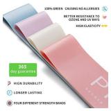 Pido Yoga Resistance Bands 4 Pack Home Fitness Stretching Strength Training Physical Therapy Pilates Exercise Flexible Bands 4 Pack