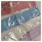 Pido Yoga Resistance Bands 4 Pack Home Fitness Stretching Strength Training Physical Therapy Pilates Exercise Flexible Bands 4 Pack