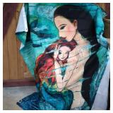 MERMAID MOTHER AND BABY SHOWER CURTAIN