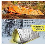 Pack of 2 Waterproof Thermal Emergency Sleeping Bags for Camping, Hiking** ACVCY BRAND