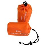 Pack of 2 Waterproof Thermal Emergency Sleeping Bags for Camping, Hiking** ACVCY BRAND