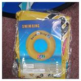 Inflatable Pool Game - Ring Toss Game - Pool Floats - Board Games - Self-Adhesive Balls - 61 cm - Summer Toys - Pool Accessories - Garden Games - Cornhole Board - For Kids and Teens - Gift 