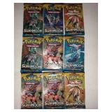 POKEMON SUN & MOON GAME CARDS 9 SETS OF 10 CARDS
