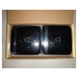 Wireless Doorbell, AVANTEK D-3B Waterproof Door Chime Kit Operating at over 1300 Feet with 2 Plug-In Receivers, 52 Melodies, CD Quality Sound and LED Flash