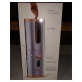 Conair - Cordless Auto Curler - Purple/Rose Gold