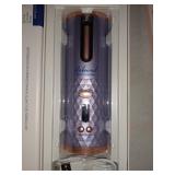 Conair - Cordless Auto Curler - Purple/Rose Gold