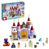 LEGO Disney Belleâs Castle Winter Celebration (43180) Disney Princess Building Toy Castle for Preschoolers (238 Pieces)