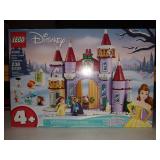 LEGO Disney Belleâs Castle Winter Celebration (43180) Disney Princess Building Toy Castle for Preschoolers (238 Pieces)