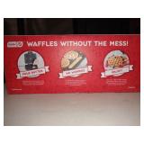 Dash Multi Mini Waffle Maker: Four Mini Waffles, Perfect for Families and Individuals, 4 Inch Dual Non-stick Surfaces with Quick Release & Easy Clean - Graphite