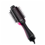 Revlon One-Step Hair Dryer and Volumizer Hot Air Brush, Black Blow Dryer