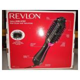 Revlon One-Step Hair Dryer and Volumizer Hot Air Brush, Black Blow Dryer