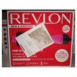Revlon One-Step Hair Dryer and Volumizer Hot Air Brush, Pink