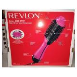 Revlon One-Step Hair Dryer and Volumizer Hot Air Brush, Pink