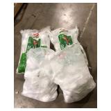 4 bags - Margo 20 lb Snow White Decorative Rock Pebbles, 2" to 3"