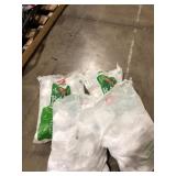 4 bags - Margo 20 lb Snow White Decorative Rock Pebbles, 2" to 3"