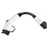 Lectron - Tesla to J1772 Adapter, Max 40A & 250V, Compatible with Tesla High Powered Connector, Destination Charger, and Mobile Connector (White)