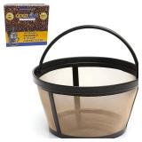 GOLDTONE Reusable 8-12 Cup Coffee Filter Flat-Bottom Basket fits Proctor Silex