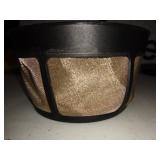 GOLDTONE Reusable 8-12 Cup Coffee Filter Flat-Bottom Basket fits Proctor Silex