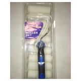 Foam Paint Roller,4-Inch Mini Paint Roller Cover Refills, Small Roller Nap, Foam-Covered Ends, High-Density Foam Covers for Roller Frame and Paint Roller Kit, Pack of 11