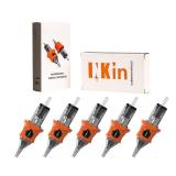 INKin Silicone Wrap Tattoo Cartridge Needles 1RL 0.18mm Micro Round Liner 16Pcs For Rotary Tattoo Permanent Makeup Machine Supply (0601RL-Micro) - 3 PACKS OF 16