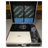 Dragonhawk Mast Pen Rotary Tattoo Machine Power Supply 20Pcs Wjx Cartridges Needles Foot Pedal with Big Case 1013-10 (Machine Kit)