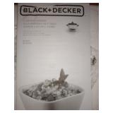 BLACK+DECKER 3-Cup Electric Rice Cooker with Keep-Warm Function, White, RC503