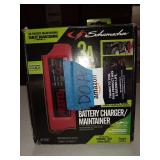 Schumacher SP1297 Fully Automatic Battery Charger, Maintainer, and Auto Desulfator - 3 Amp, 12V - For Cars, Motorcycles, Lawn Tractors, Power Sports, Marine Batteries