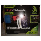 Schumacher SP1297 Fully Automatic Battery Charger, Maintainer, and Auto Desulfator - 3 Amp, 12V - For Cars, Motorcycles, Lawn Tractors, Power Sports, Marine Batteries