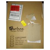 Furinno Turn-N-Tube 5 Tier Corner Display Rack Multipurpose Shelving Unit, Espresso/Black