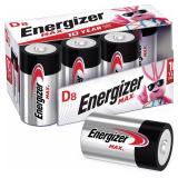 Energizer MAX D Batteries, Alkaline D Cell Batteries (8 Pack)