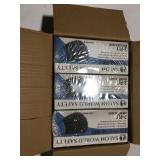 TCP Global Salon World Safety - Black Face Masks 3 Boxes (150 Masks) Breathable Disposable 3-Ply Protective with Nose Clip and Ear Loops