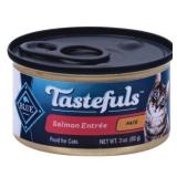 21 Pack - Blue Buffalo Tastefuls Natural Pate 21-pack Wet Cat Food, Salmon EntrÃ©e 3-oz can