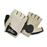 Planet Bike Taurus Fingerless Cycling Glove: Tan, LG