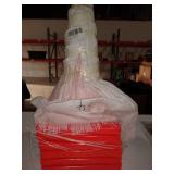 TUFFIOM 6Pcs Safety Traffic Cones, 28" Orange Slim Fluorescent Reflective Collars, Road Parking Field Marker Cones for Outdoor Activity & Festive Events Multipurpose