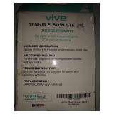 Vive Tennis Elbow Brace (Pair) - Rheumatoid Arthritis Strap For Bursitis, Golfers, Lateral & Medial Epicondylitis, Tendinitis - Padded Compression Arm Support Band - Adjustable Forearm Pain Relief