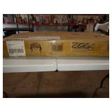 Walker Edison Set of 3 Hex Nesting Tables in Graphite and Gold